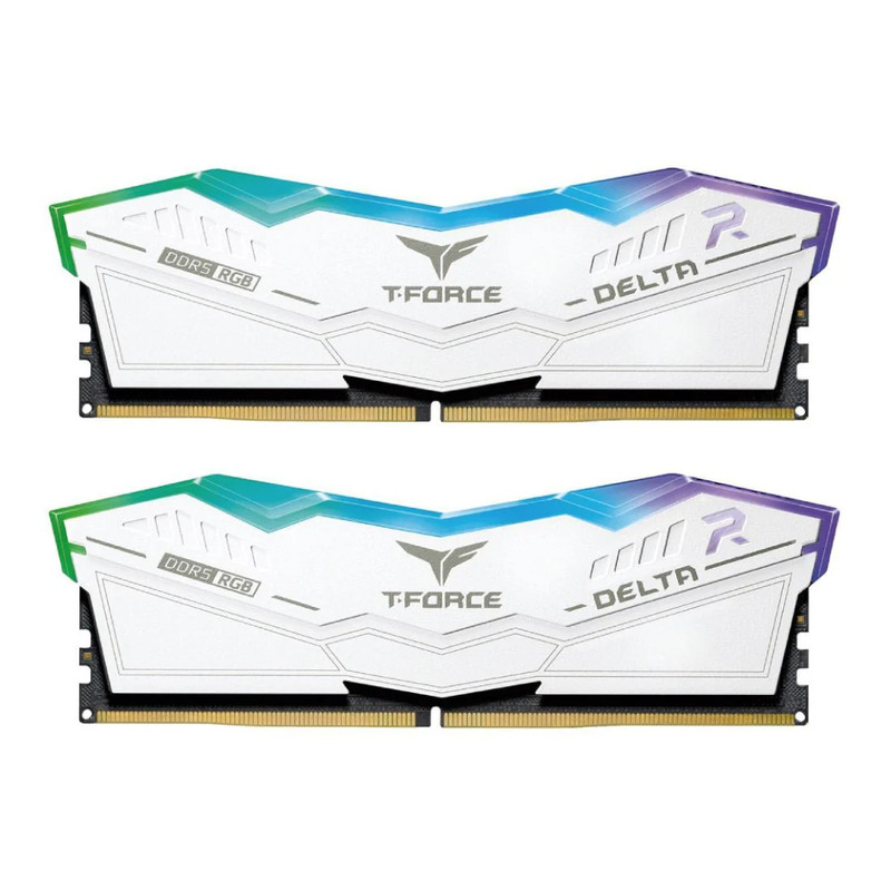 Team Group T-Force Delta RGB 32GB (2 x 16GB) DDR5 5200MHz - Black - الذاكرة العشوائية